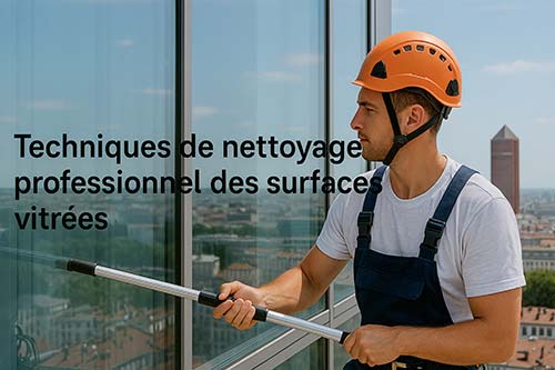 Techniques de nettoyage professionnel des surfaces vitrées